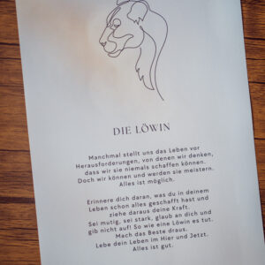 Poster A4 "Die Löwin"