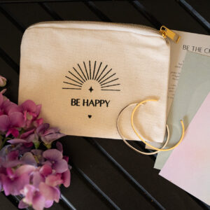 BE HAPPY Bundle - mit Tasche, Armreif SILBER und Karten